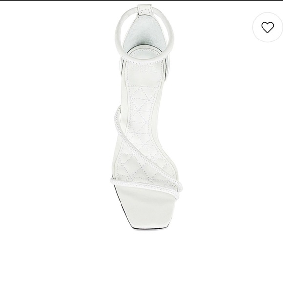 Schutz Gaiah Heel in White - Picture 3 of 7